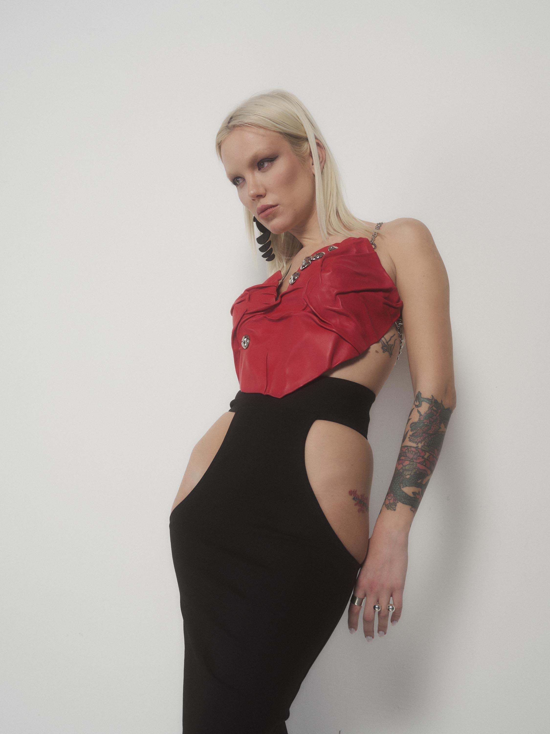 Corset "AETHER RED HEART"