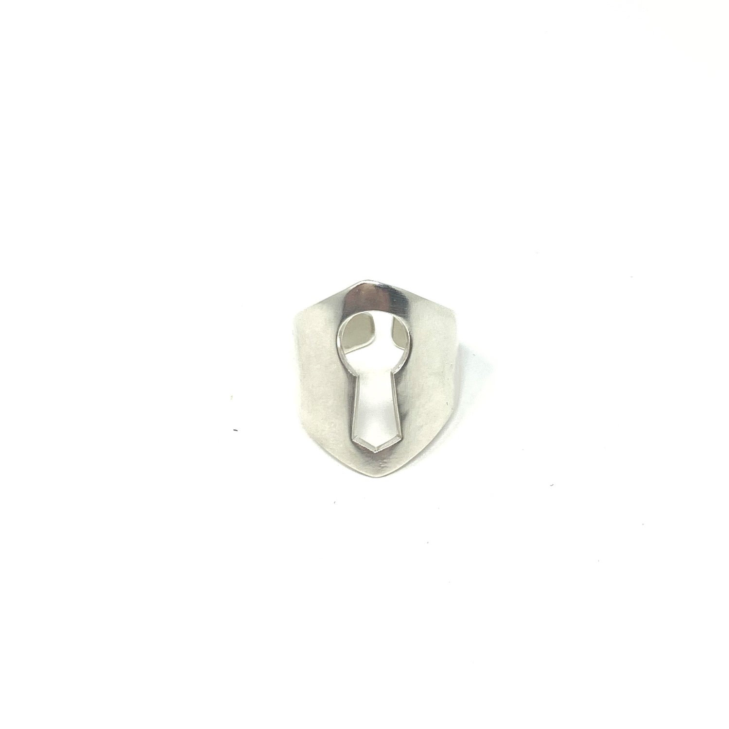 Сребърен пръстен ключалка